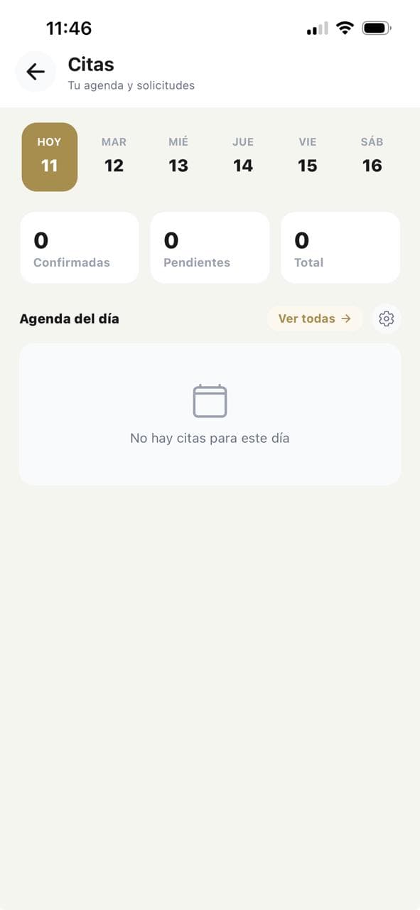 Agenda del día
